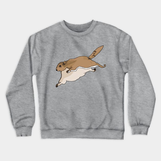 Flying Squirrel Crewneck Sweatshirt by imphavok